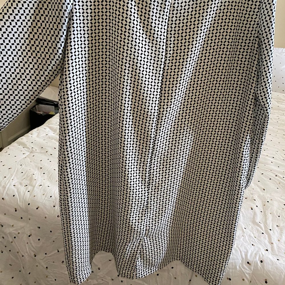 Dalia Black and White 50's Mod Mini Dress - Picture 2 of 2